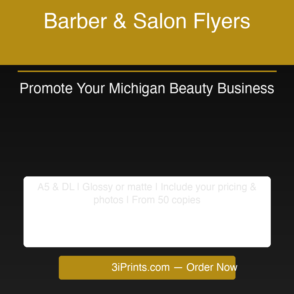 Barbershop Salon Flyer