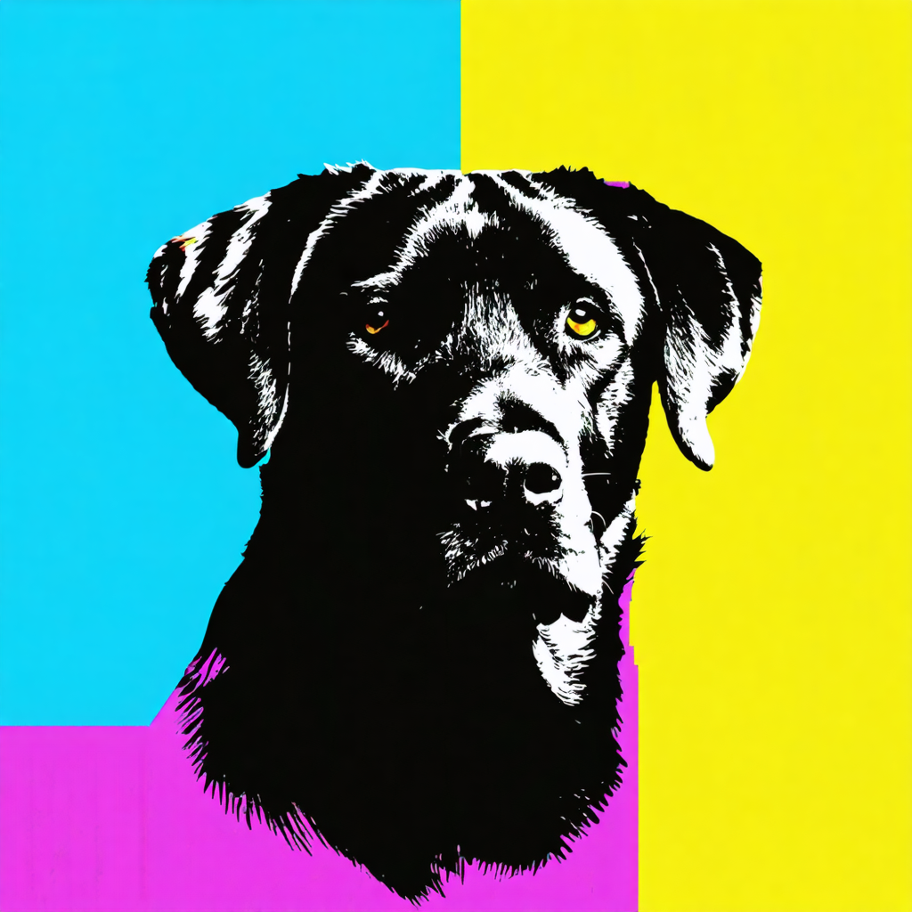 Labrador Retriever β Pop Art Wall Print