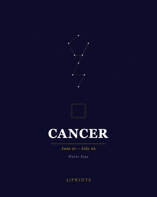 Cancer Zodiac Art Print — June 21 – July 22 (Instant Download)