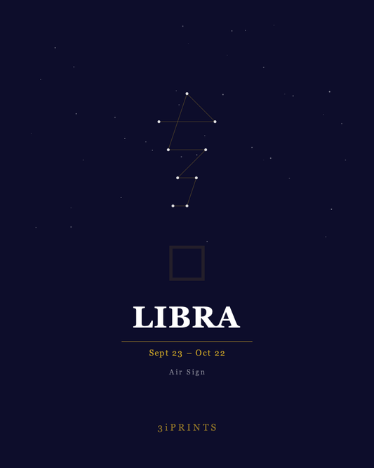 Libra Zodiac Art Print — Sept 23 – Oct 22 (Instant Download)