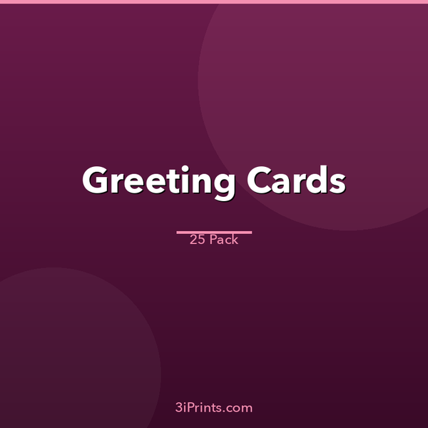 Greeting Cards — 25 Pack