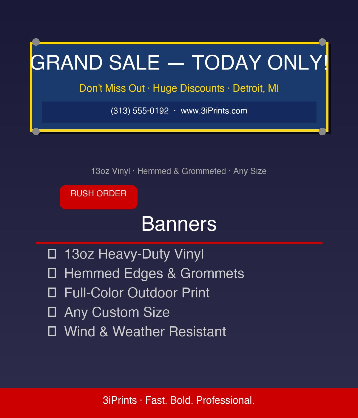 Banners (Rush Order)
