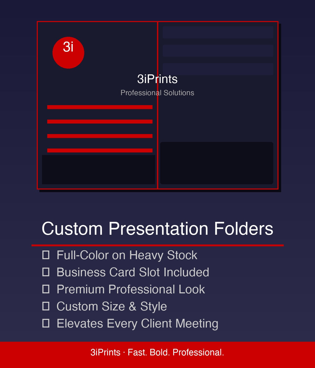 Custom Presentation Folders