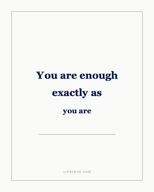 Self Love & Calm — Quote Print Pack (5 Designs, Instant Download)
