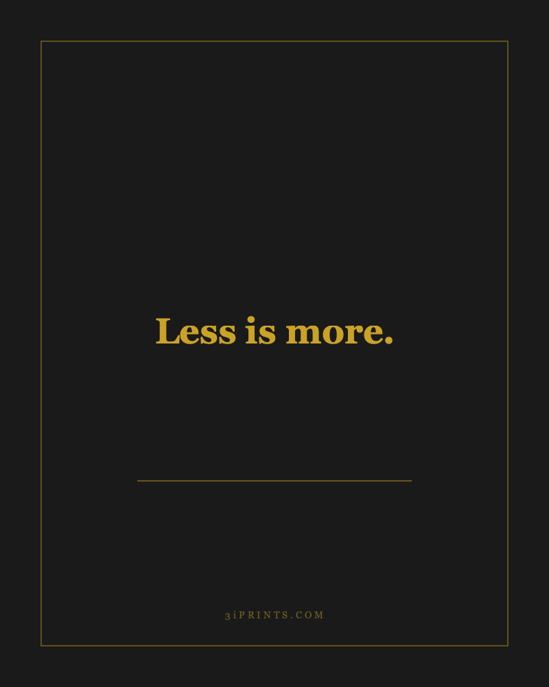 Gold Minimalist — Quote Print Pack (5 Designs, Instant Download)
